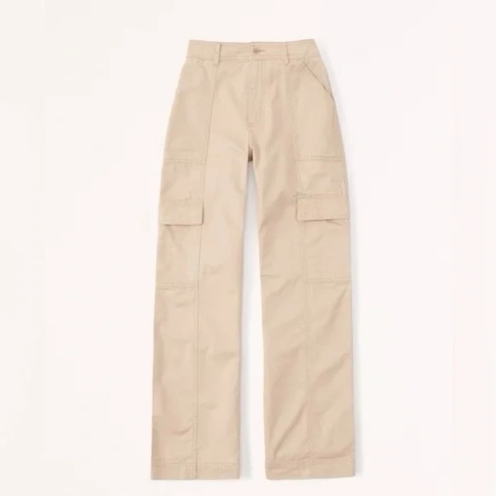 Abercrombie & Fitch Tan Cargo Pants